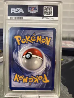 1999 POKEMON FOSSIL 1ST EDITION #20 GENGAR PSA 7 - Image 2