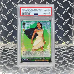 2023 Weiss Schwarz Japanese Disney 100 Pocahontas SR Card #37 PSA 10 - Image 1