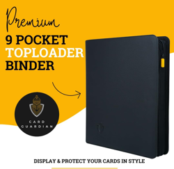 - Toploader 9 Pocket Premium Binder with Zipper for 360 Cards - Side Loaded Pock - Image 2