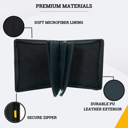 - Toploader 9 Pocket Premium Binder with Zipper for 360 Cards - Side Loaded Pock - Image 4
