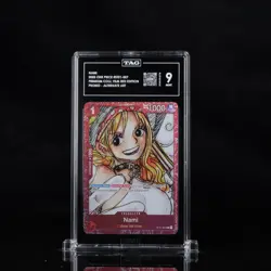 One Piece CCG Nami ST01-007 Promo Foil FILM RED TAG 9 - Image 1