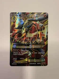 Pokemon M Lucario EX Alternate Art Promos Card 55a/111 - Image 1