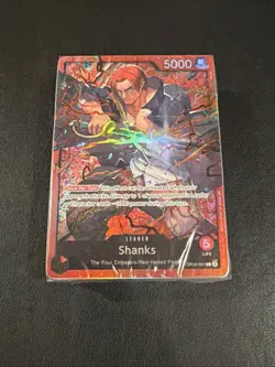 One Piece TCG Red Shanks Starter Deck ST-23 English One Deck Brick Sealed - Image 1
