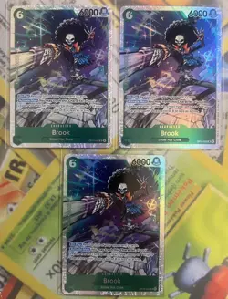 One Piece Card Game - 3x Brook - SR - OP15-032 - Image 1