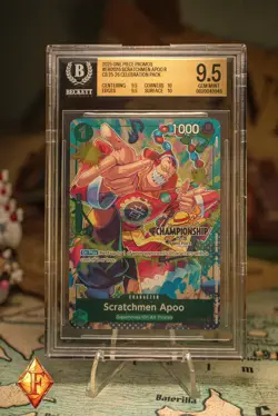 One Piece SCRATCHMEN APOO EB01015 CS CELEBRATION EVENT BGS 9.5 - Image 1