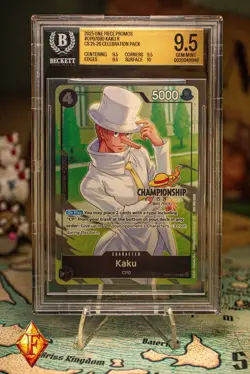 One Piece KAKU OP07-080 CS CELEBRATION EVENT BGS 9.5 - Image 1