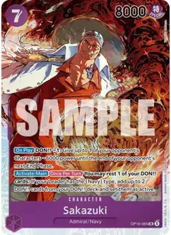 Sakazuki #OP16-065 Foil The Time of Battle NM One Piece - Image 1