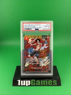 One Piece 2024 OP08-TWO Legends Special Alternate Art #013 Portgas D. Ace PSA 10 - Image 1