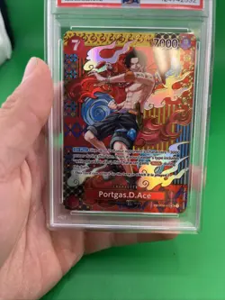 One Piece 2024 OP08-TWO Legends Special Alternate Art #013 Portgas D. Ace PSA 10 - Image 4