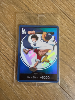 2026 One Piece Night Dodgers Promo Card - Image 1