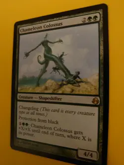MTG Card. Chameloen Colossus. rare morningtide Shapeshifter - Image 2