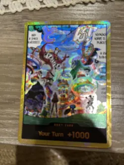 ONE PIECE OP14 GOLD DON!! Card Egghead Island - The Azure Sea’s Seven English - Image 1