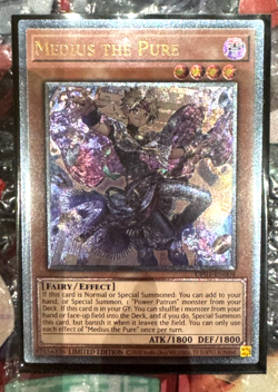 Yu-Gi-Oh! Medius the Pure Ultimate Rare 1st Ed UP01-EN004 - Image 1
