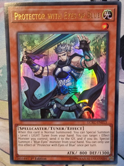 Protector with Eyes of Blue | 1st Ed | Ultra Rare | LCKC-EN013 | NM | Yu-Gi-Oh! - Image 1