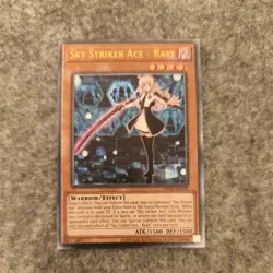 Yu-Gi-Oh! Sky Striker Ace Raye OP20-EN002 Ultimate Rare Card - Image 1