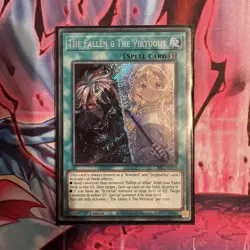 Yu-Gi-Oh! The Fallen & the Virtuous CH01-EN019 1st Ed Secret Rare Foil EN - Image 1
