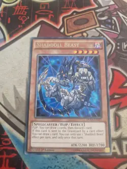 Yu-Gi-Oh Shaddoll Beast 1st Edition DUEA-EN027 Rare Card - Image 1