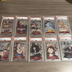 PSA 10 One Piece Card Game 25th Anniversary Set Collection English - Image 1