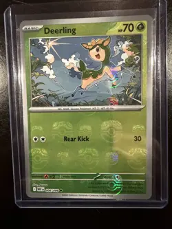 Deerling 006/086 Common White Flare Pokemon Reverse Holo Masterball Near Mint - Image 1