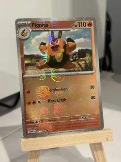 Pignite (Master Ball Pattern) 012/086 Sv: White Flare Holo Pokemon TCG NM - Image 1