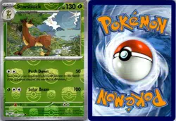 Sawsbuck (Master Ball Pattern) 007/086 White Flare Pokemon TCG Holo UC NM - Image 3