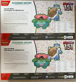 Pokemon Scarlet & Violet 151 Blooming Waters Premium Collection Box 2x Sealed - Image 3
