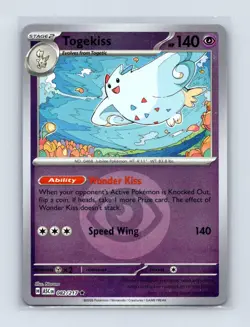 Togekiss (Energy Symbol Pattern) 082/217 Ascended Heroes Pokemon Reverse Holo LP - Image 1