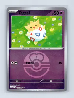 Togepi (Love Ball) 080/217 Common Ascended Heroes Pokemon Reverse Holo LP - Image 1