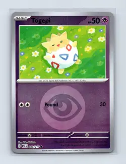 Togepi (Love Ball) 080/217 Common Ascended Heroes Pokemon Reverse Holo LP - Image 1