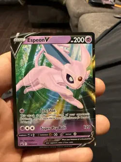 Espeon V - SWSH201 - Pokemon Sword & Shield Promo Ultra Rare Holo Card NM - Image 1