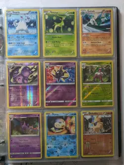 Binder Of 90 Pokemon Near Vintage Cards 2011 - 2019 Holo Rare Chase - Image 1