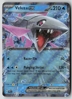 Veluza ex 043/159 Double Rare Journey Together Pokemon Holo NM - Image 1