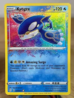 Shining Fates Kyogre 021/072 Amazing Rare Pokemon NM/M - Image 1