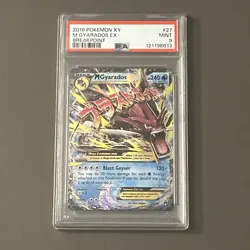 Pokemon TCG: 2016 XY Mega Gyarados EX 27/122 Breakpoint Holo PSA 9 - Image 1