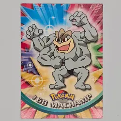 Topps #68 Machamp Pokemon Card - Black Logo - Non Holo - Image 1