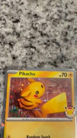 2026 Pokemon Day Pikachu Stamped Cosmos Holo Promo Card 051/162 - Image 2