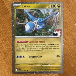 Latios 101/132, NM Cosmos Holo, Prize Pack Series 8, Stamped Pokemon Play! Promo - Image 4