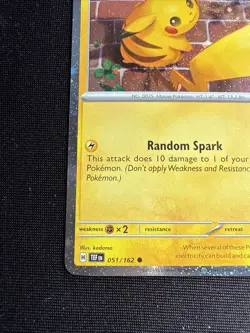 Pikachu 2026 Pokemon Day Holo Temporal Forces Pokemon Holo Swirl 051/162 - Image 5