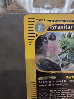 Pokemon TCG Tyranitar Expedition Base Set Holo Rare #29/165 2002 - HP - Image 5