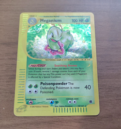 Nintendo Meganium 018/165 Expedition Base Set Reverse Holo Rare 100 HP EN 2002 - Image 1