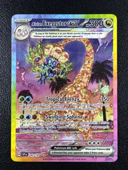 Pokemon Alolan Exeggutor ex Special Illustration Rare SIR Full Art Holo 242/191 - Image 1