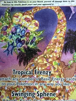 Pokemon Alolan Exeggutor ex Special Illustration Rare SIR Full Art Holo 242/191 - Image 4