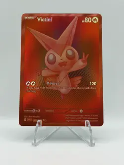 Red Victini English Pokemon White Flare English 172/086 NM - Image 1