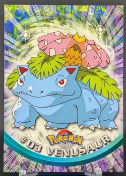 Topps Pokemon Venusaur #03 TV Animation Edition Regular 1999 - Image 1