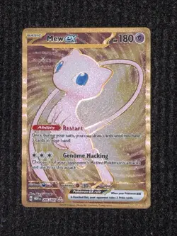 Mew ex - 205/165 151 UPC Gold METAL Promo Pokemon TCG - NM/LP - Image 3