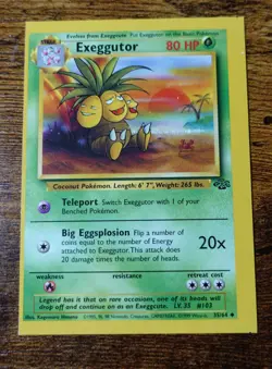 Exeggutor 35/64 Square Cut Error Jungle Uncommon NFC Pokemon Card VLP^ - Image 1