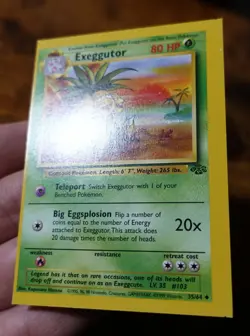 Exeggutor 35/64 Square Cut Error Jungle Uncommon NFC Pokemon Card VLP^ - Image 4