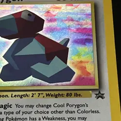 Pokemon TCG English Cool Porygon Holo Black Star Promo #15 WOTC - Image 4