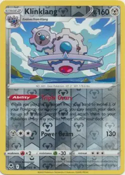 Klinklang 125/195 Reverse Holo | Silver Tempest | Pokemon Card - Image 1