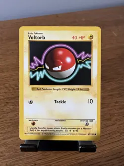 Pokemon TCG - Voltorb || Shadowless || 67/102 || Base Set || 1999 || LP - Image 1